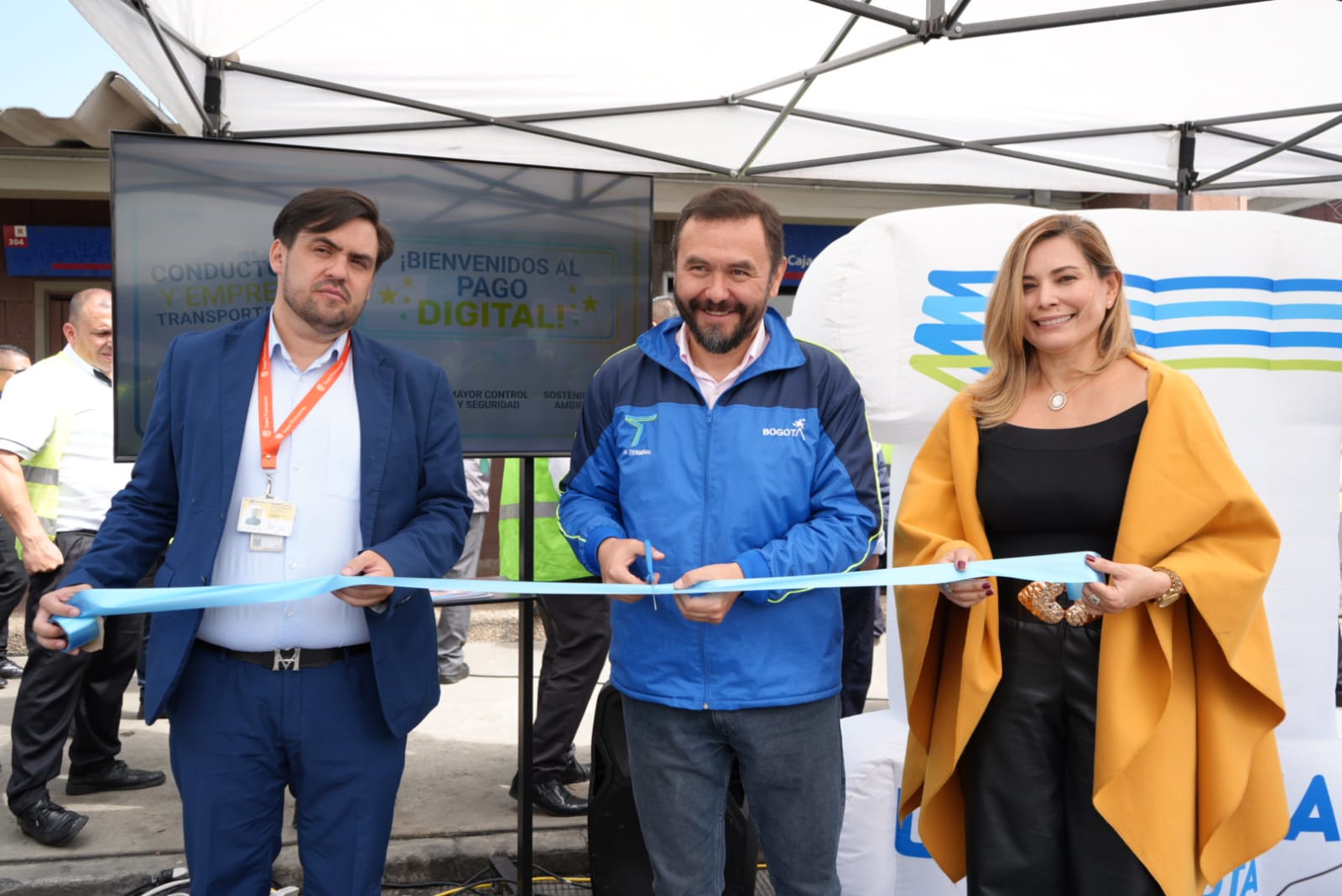 Registro de la presentación del sistema de pagos digitales de la Terminal de Transporte de Bogotá, fotografía 4