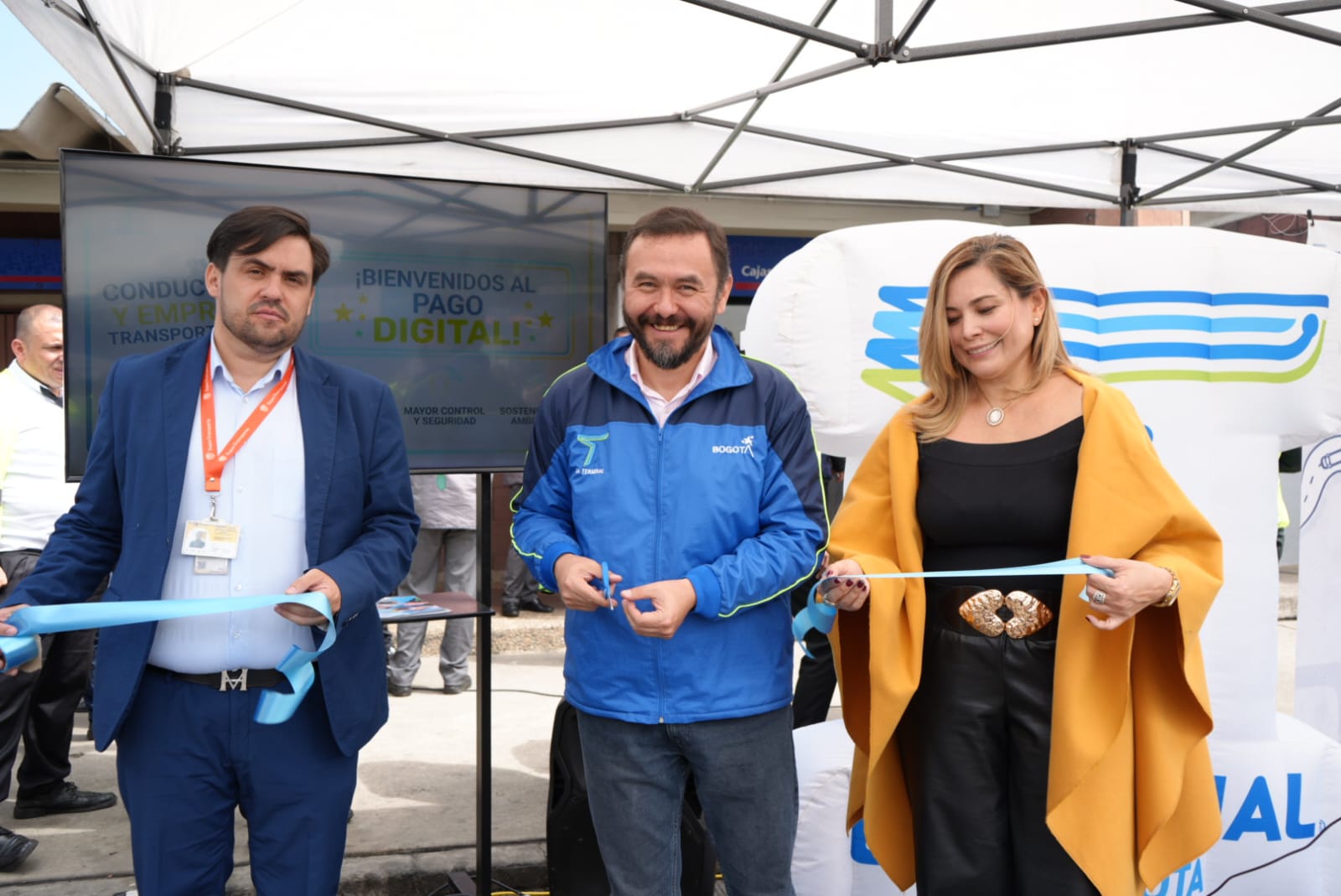 Registro de la presentación del sistema de pagos digitales de la Terminal de Transporte de Bogotá, fotografía 5