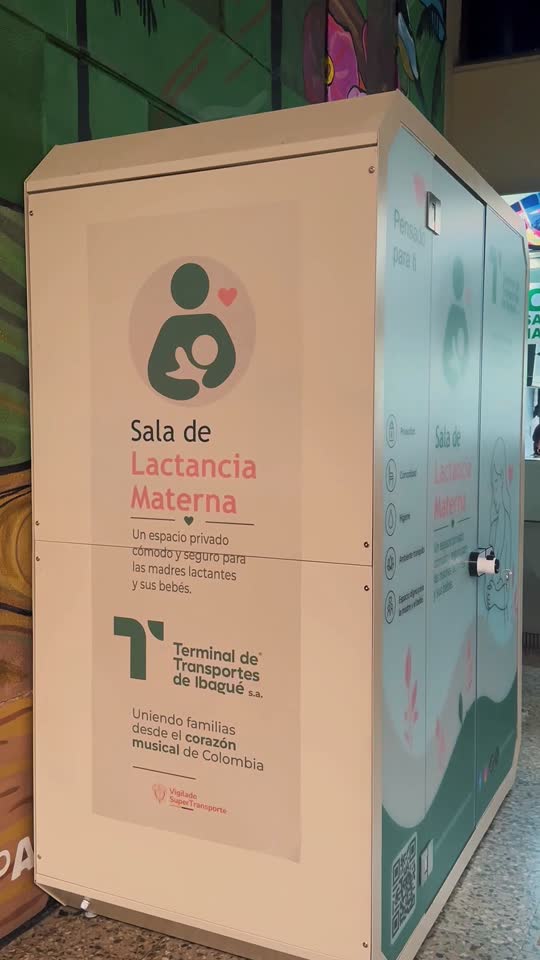 Sala de lactancia materna de la Terminal de Transportes de Ibagué